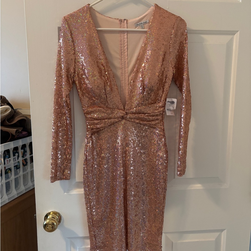 Charlotte Russe Sequin Bodycon Dress